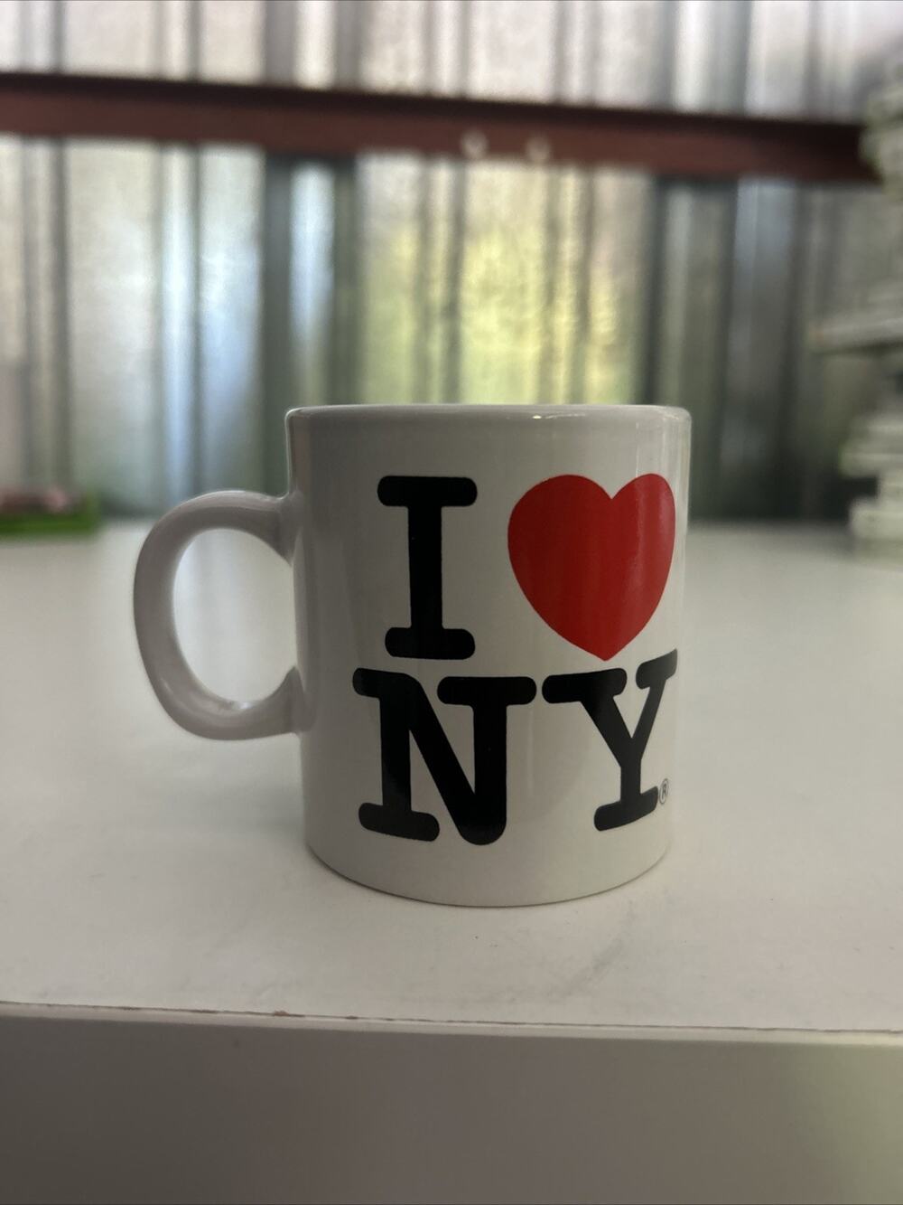 I Love NY I Heart NY New York City White Ceramic Cup Mug Espresso C321